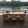 JoJo Living Teakhouten tuinset met Kotak tuinstoelen JoJo Living Teakhouten tuinset met Kotak tuinstoelen