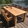 JoJo Living Teakhouten tuinset met Marley tuinstoelen JoJo Living Teakhouten tuinset met Marley tuinstoelen