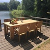 JoJo Living Teakhouten tuinset met Marley tuinstoelen JoJo Living Teakhouten tuinset met Marley tuinstoelen