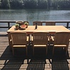 JoJo Living Teakhouten tuinset met Marley tuinstoelen JoJo Living Teakhouten tuinset met Marley tuinstoelen