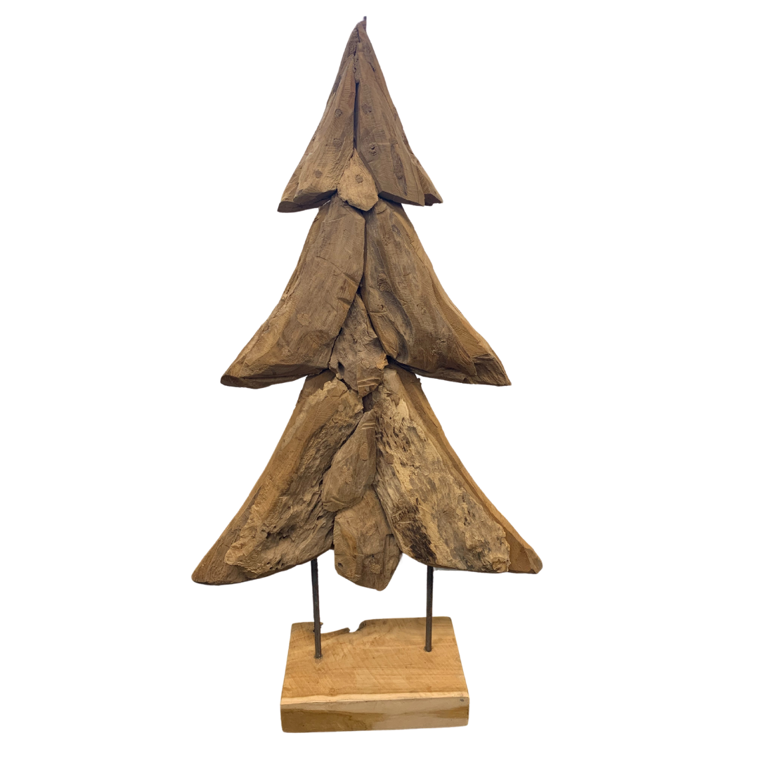 Teakhouten kerstboom Natal Kerstdecoratie JoJo Living JoJo Living