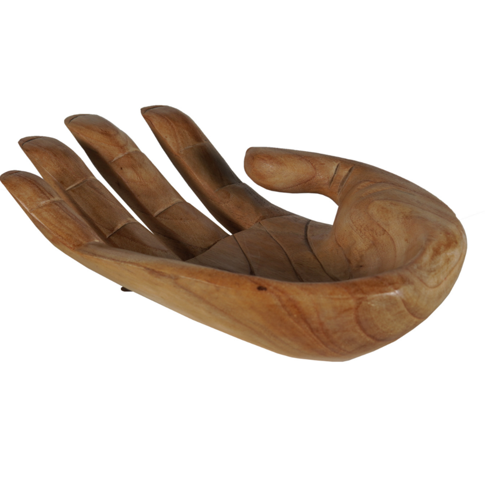 JoJo Living Suarhouten schaal hand JoJo Living Suarhouten schaal hand