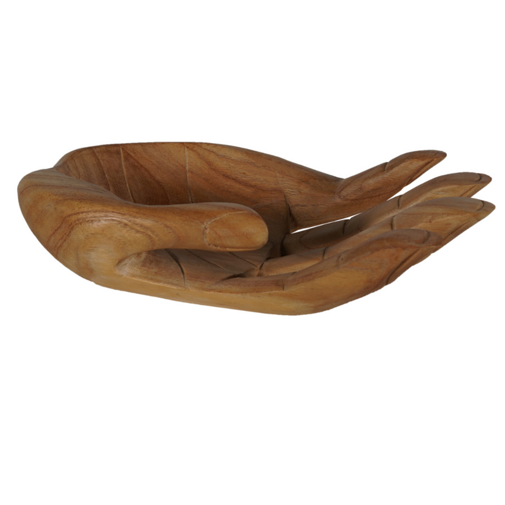 JoJo Living Suarhouten schaal hand JoJo Living Suarhouten schaal hand