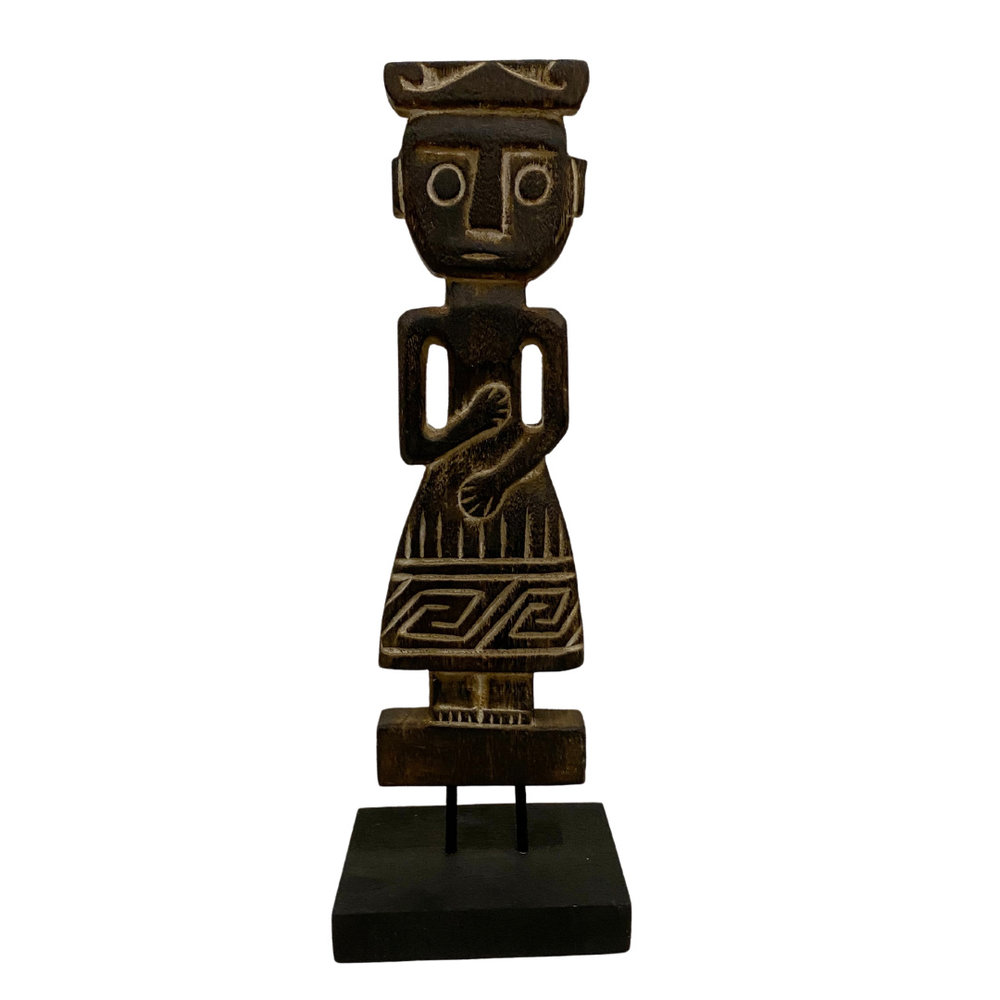 JoJo Living Houten beeld op voet JoJo Living Houten beeld op voet