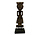 Houten beeld op voet