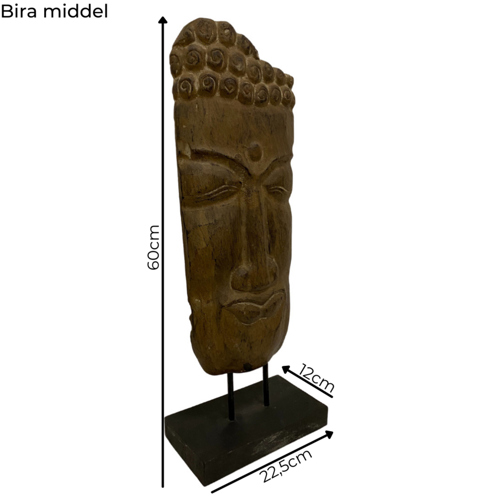 JoJo Living Teakhouten beeld Bira JoJo Living Teakhouten beeld Bira