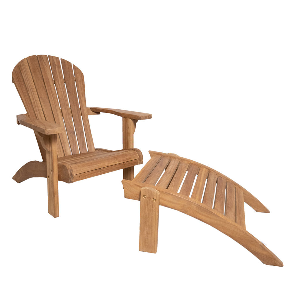 JoJo Living Teakhouten adirondack loungestoel