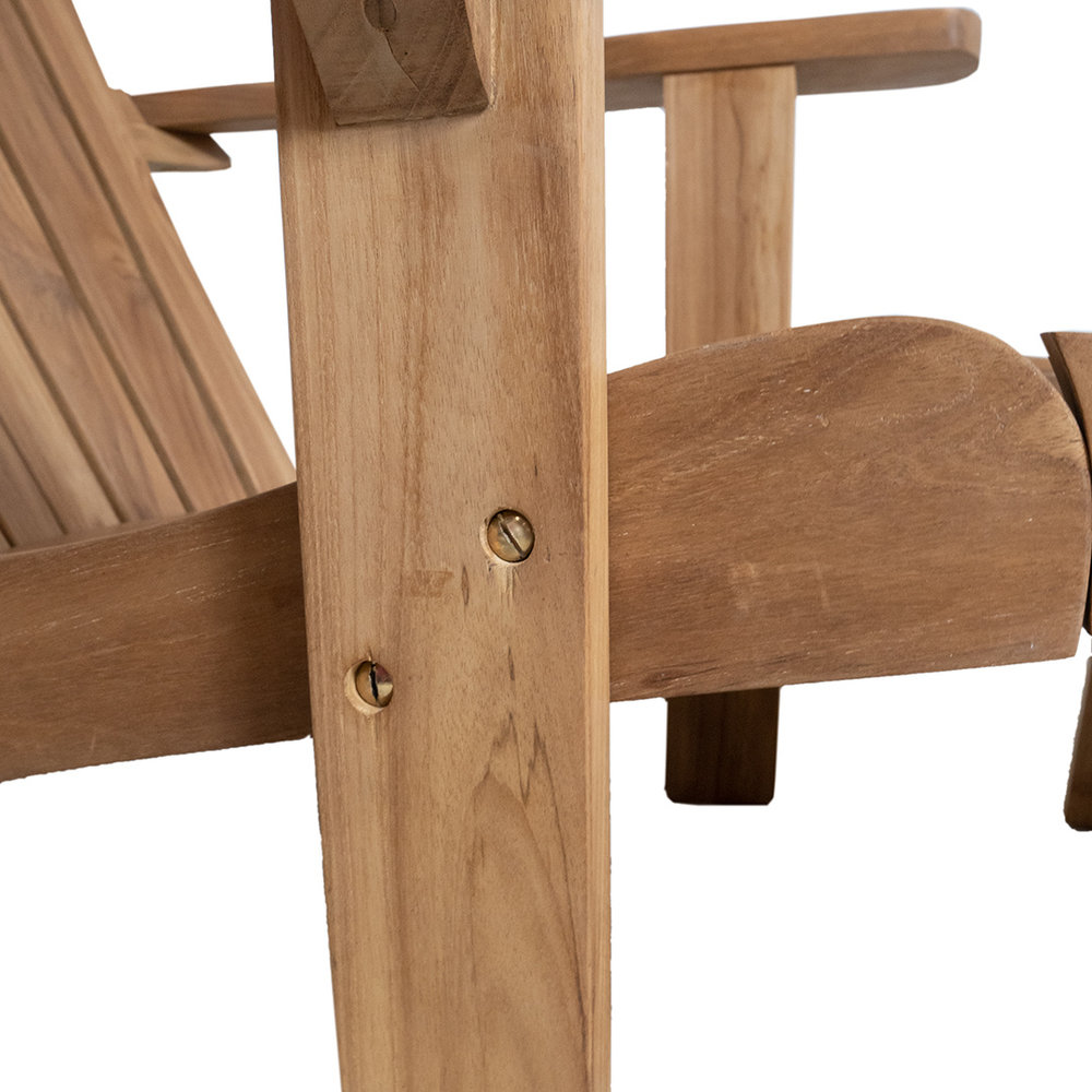 JoJo Living Teakhouten adirondack loungestoel