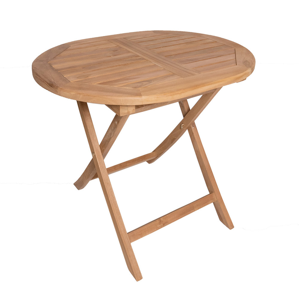 JoJo Living Teakhouten tuintafel ovaal Meja