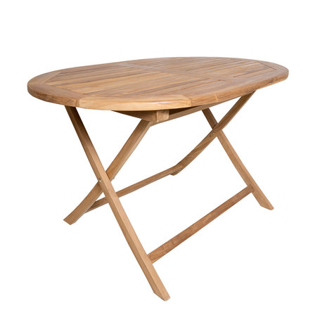JoJo Living Teakhouten tuintafel ovaal Meja