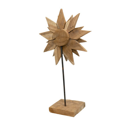 JoJo Living Teakhouten zonnebloem