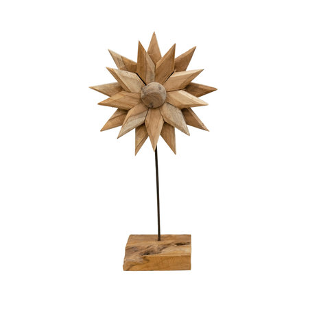 JoJo Living Teakhouten zonnebloem