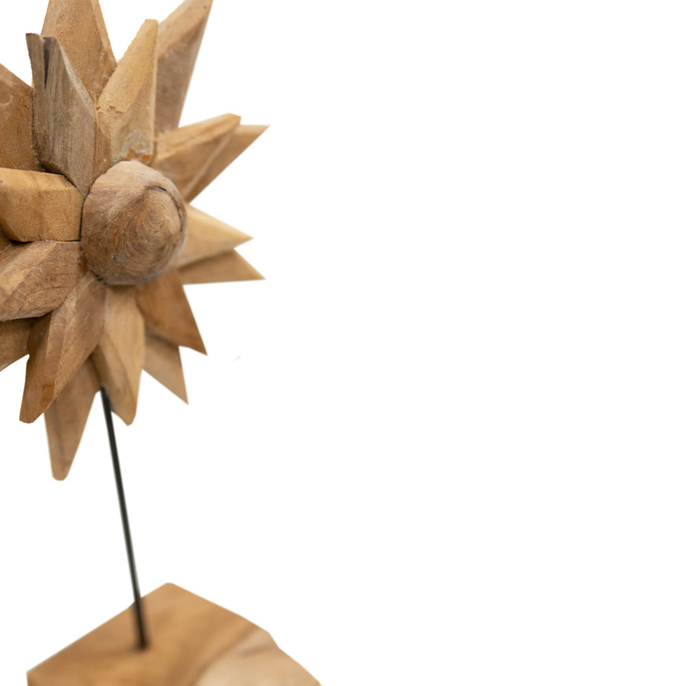 JoJo Living Teakhouten zonnebloem