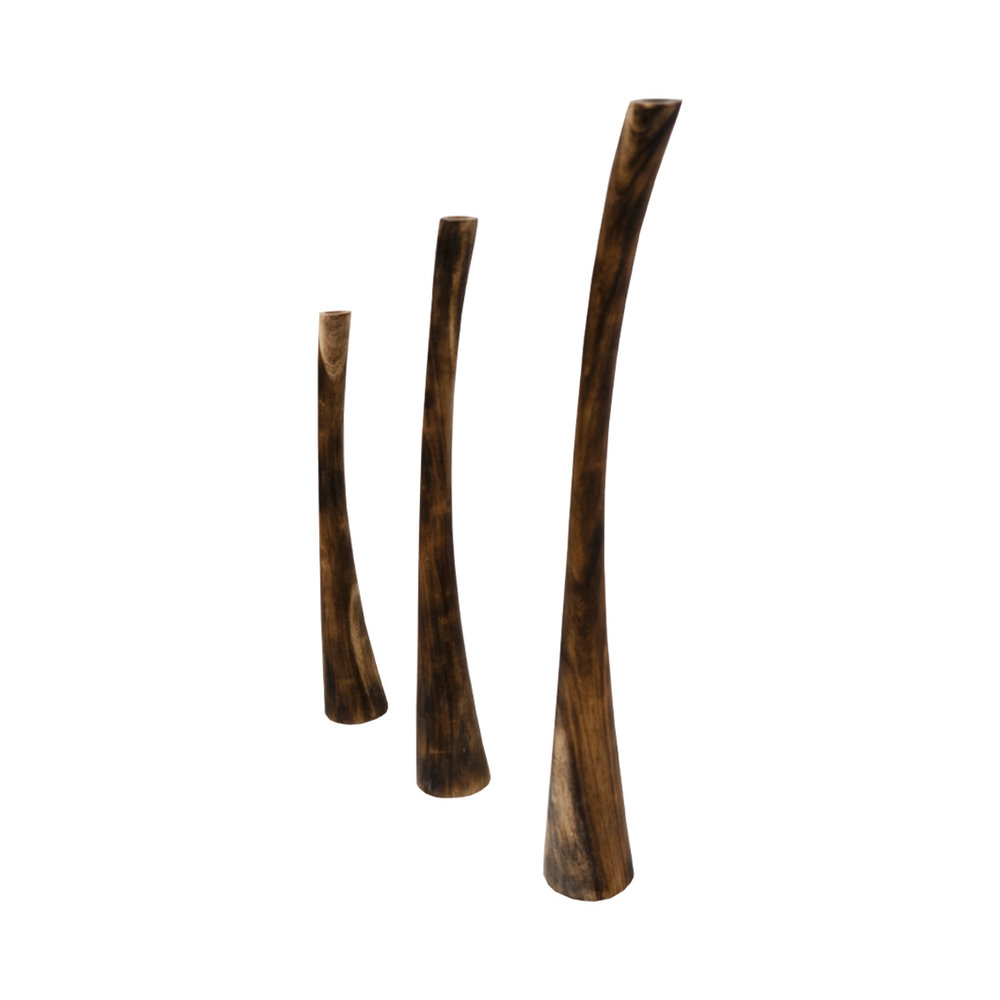 JoJo Living Suarhouten waxinelicht palen