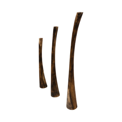 JoJo Living Suarhouten waxinelicht palen