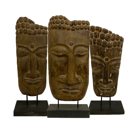 JoJo Living Teakhouten beeld Bira JoJo Living Teakhouten beeld Bira