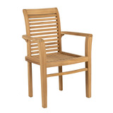 JoJo Living Teakhouten tuinstoel Bulat JoJo Living Teakhouten tuinstoel Bulat