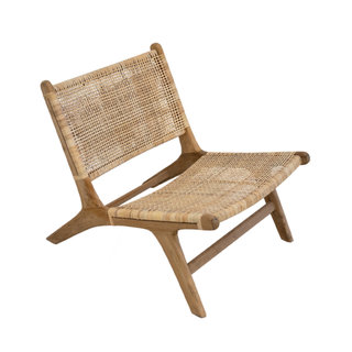 Teakhouten en rotan stoelen