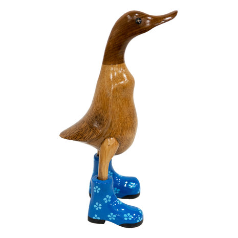 JoJo Living Houten eenden blauwe schoenen