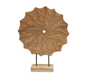 JoJo Living Teakhouten ornament Wave JoJo Living Teakhouten ornament Wave