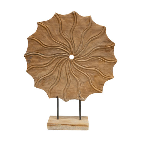 JoJo Living Teakhouten ornament Wave JoJo Living Teakhouten ornament Wave