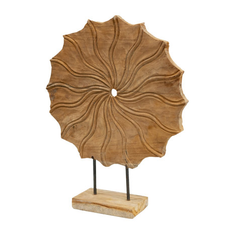 JoJo Living Teakhouten ornament Wave JoJo Living Teakhouten ornament Wave