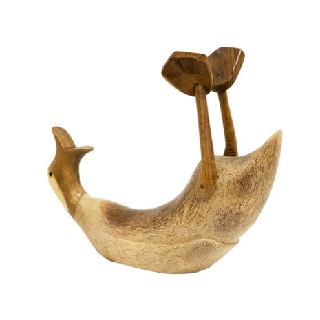 JoJo Living Houten fleshouder eend JoJo Living Houten fleshouder eend