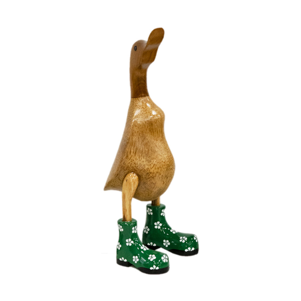 JoJo Living Houten eenden groene schoenen JoJo Living Houten eenden groene schoenen