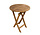 Teakhouten klaptafel Tuban rond