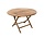 Teakhouten klaptafel Tuban rond