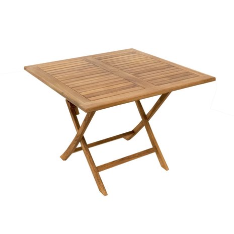 voor het geval dat verbanning Van Teakhouten klaptafel vierkant | houten tuinmeubels | JoJo Living - JoJo  Living