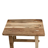 JoJo Living Recycled teakhouten kruk rustiek JoJo Living Recycled teakhouten kruk rustiek