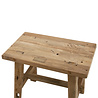 JoJo Living Recycled teakhouten kruk rustiek JoJo Living Recycled teakhouten kruk rustiek
