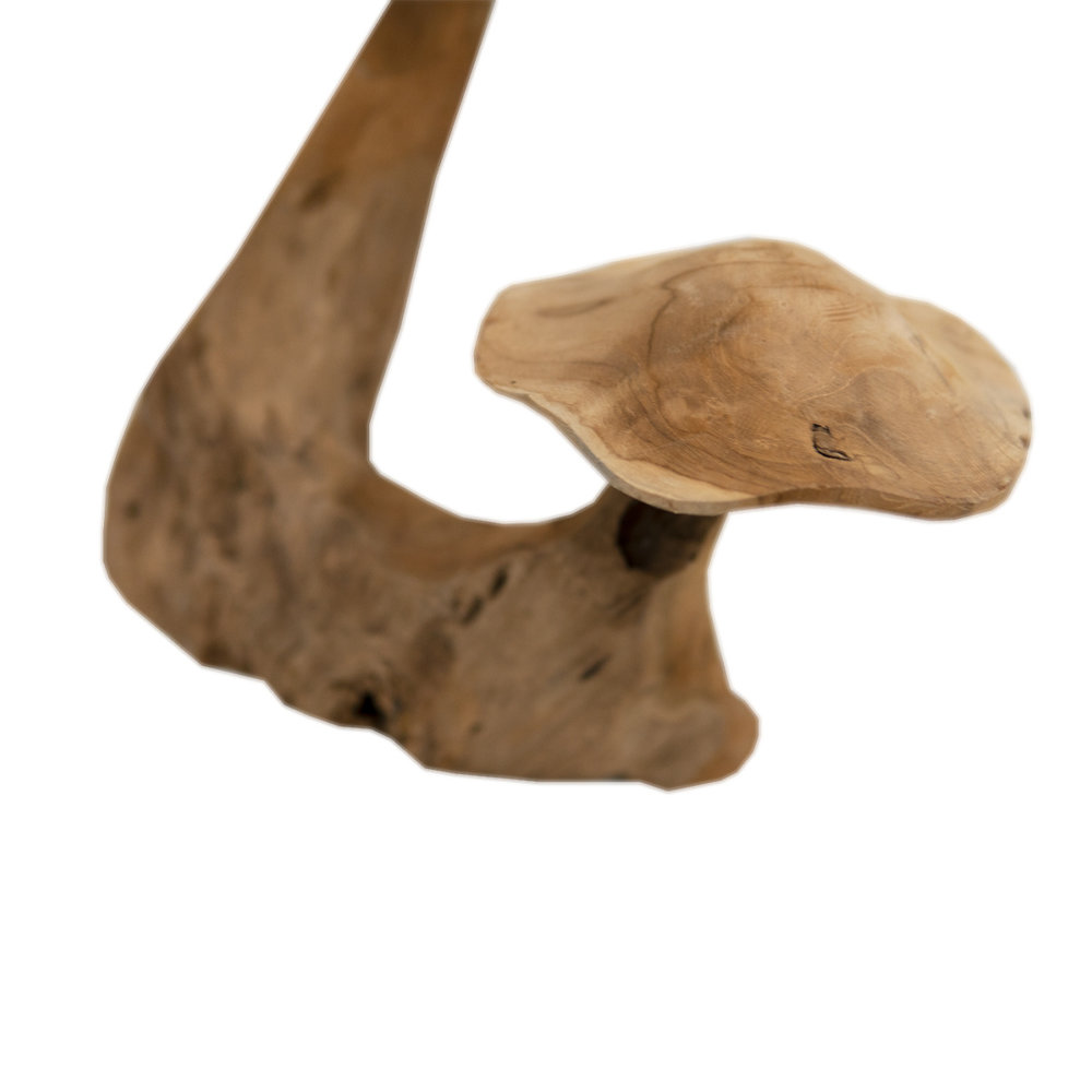 JoJo Living Teakhouten paddenstoel dubbel