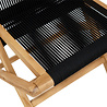 JoJo Living Rope klapstoel - Zwart JoJo Living Rope klapstoel - Zwart