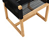 JoJo Living Nusa Rope tuinstoel - Zwart JoJo Living Nusa Rope tuinstoel - Zwart
