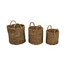 JoJo Living Mand Zigzag Naturel - Set van 3 JoJo Living Mand Zigzag Naturel - Set van 3