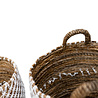JoJo Living Bananenmand Kawung Ruit - Set van 4 JoJo Living Bananenmand Kawung Ruit - Set van 4