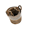 JoJo Living Bananenmand Kawung Ruit - Set van 4 JoJo Living Bananenmand Kawung Ruit - Set van 4
