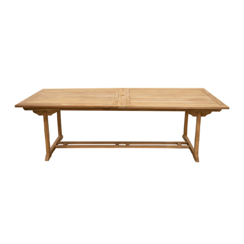 JoJo Living Teakhouten uitschuifbare tuintafel