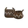JoJo Living Mand Alya Zigzag - Set van 2 JoJo Living Mand Alya Zigzag - Set van 2