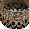 JoJo Living Mandenset Makram zwart wit - Set van 2 JoJo Living Mandenset Makram zwart wit - Set van 2