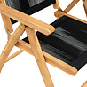 JoJo Living Tuban Klaptafel met Dorset Rope klapstoelen - Zwart JoJo Living Tuban Klaptafel met Dorset Rope klapstoelen - Zwart