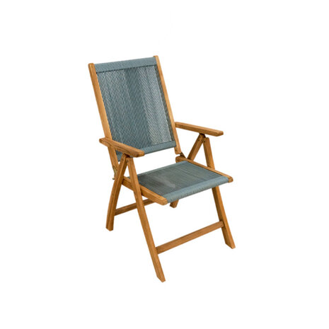 JoJo Living Tuban Klaptafel met Dorset Rope klapstoelen - Sage Groen JoJo Living Tuban Klaptafel met Dorset Rope klapstoelen - Sage Groen