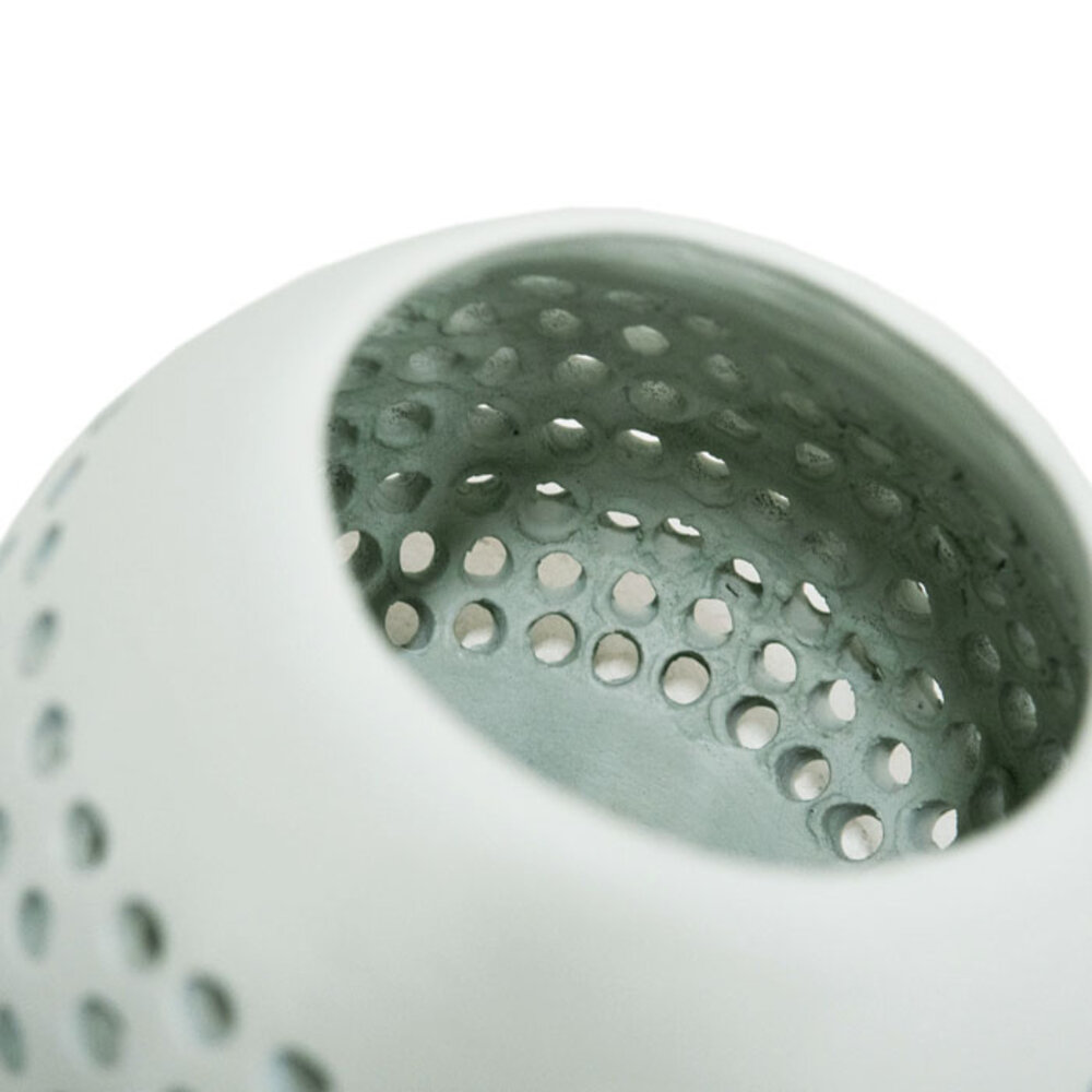 JoJo Living Polka waxinelichthouders Sage Groen- diverse afmetingen JoJo Living Polka waxinelichthouders Sage Groen- diverse afmetingen