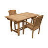 JoJo Living Tuintafel Kajen met Marley tuinstoelen JoJo Living Tuintafel Kajen met Marley tuinstoelen