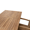JoJo Living Tuintafel Kajen met Marley tuinstoelen JoJo Living Tuintafel Kajen met Marley tuinstoelen