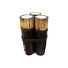 JoJo Living Bamboo kaarsenset - diverse varianten JoJo Living Bamboo kaarsenset - diverse varianten