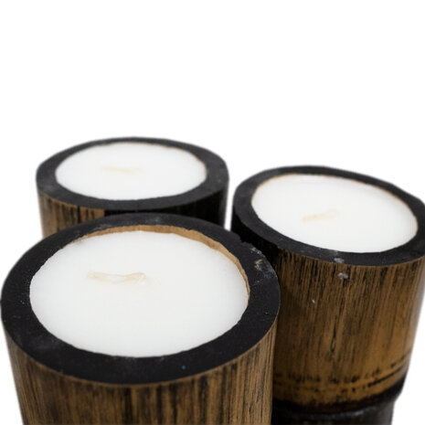 JoJo Living Bamboe kaarsenset - diverse varianten