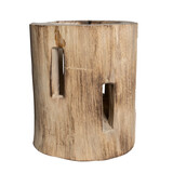 JoJo Living Teakhouten kaarsenhouder - diverse afmetingen JoJo Living Teakhouten kaarsenhouder - diverse afmetingen